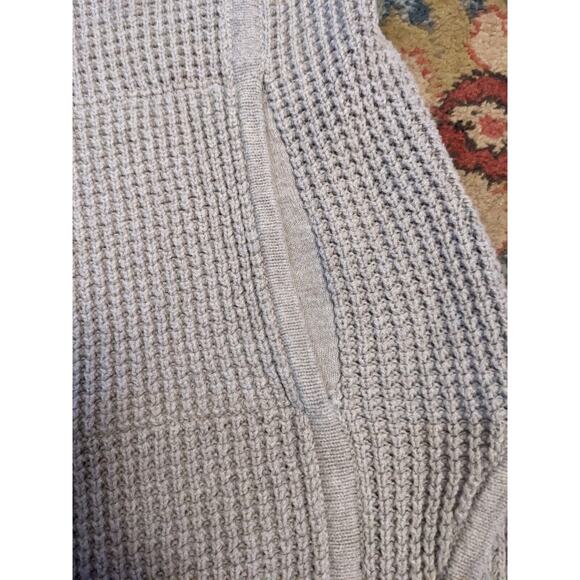 Ugg Shelby Short Sleeve Hi-Lo Tunic Sweater "Oatmeal" With Cowl Neck. Size Small - Picture 5 of 6